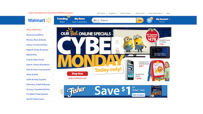 Walmart cyber monday 2013 Walmart cyber monday 2013