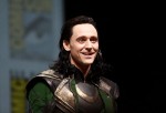 Tom Hiddleston Loki in costume