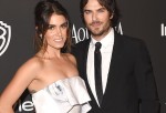 Nikki Reed and Ian Somerhalder attend the 2015 InStyle And Warner Bros. 72nd Annual Golden Globe Awards Post-Party