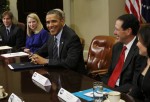 President Obama Meets with Marissa Mayer, Eric Schmidt, and other Tech companies for Healthcare.gov and NSA spying