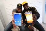 Jamaican Bobsled Team Visits Samsung Galaxy Studio