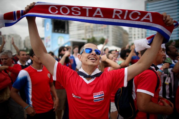 A Costa Rican Shows Pride for his Country A Costa Rican Shows Pride for his Country