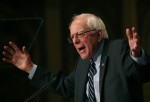 Bernie Sanders Gives Campaign Speech At Georgetown University