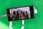 Nokia Lumia 735 Skype and Selfie Pod at the East Side Gallery Berlin - Day 1