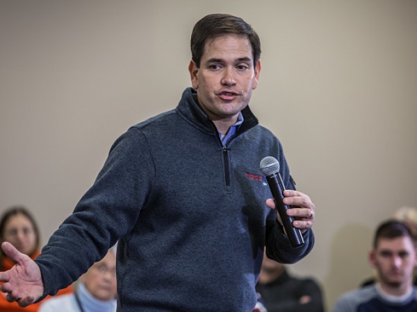 Marco Rubio (R-FL) Campaigns In Iowa Ahead Of State's Caucus