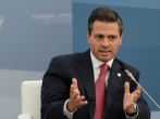 In this handout image provided by Host Photo Agency, President of Mexico Enrique Pena Nieto attends a meeting with Business 20 and Labour 20 representatives at the G20 Summit on September 6, 2013 in St. Petersburg, Russia. Leaders of the G20 nations made 